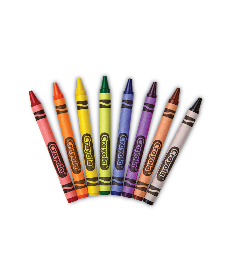 Classic Color Crayons, Tuck Box, 8 Colors