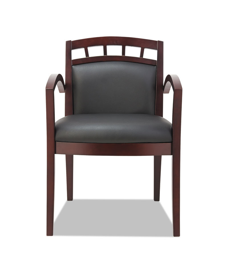 Alera Reception Lounge 500 Series Arch CutOut Wood Chair ...