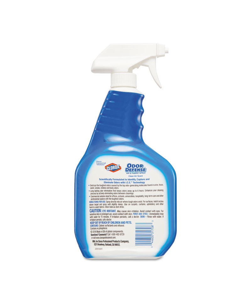 Commercial Solutions Odor Defense Air/Fabric Spray, Clean Air Scent ...