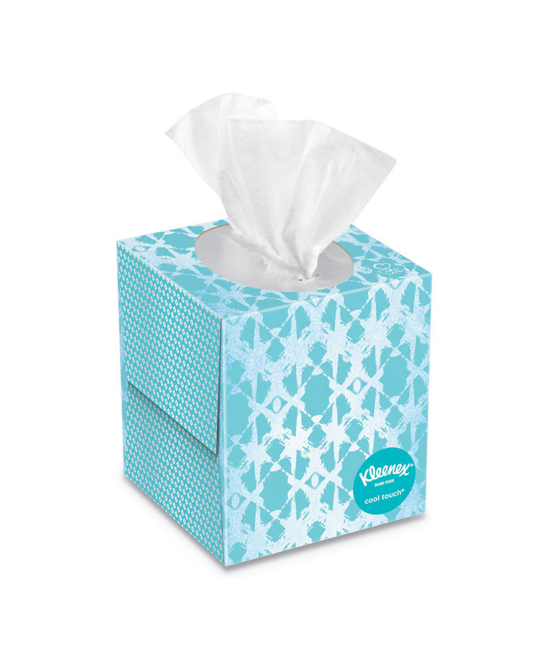 Cool Touch Facial Tissue, 2-Ply, 50 Sheets/Box