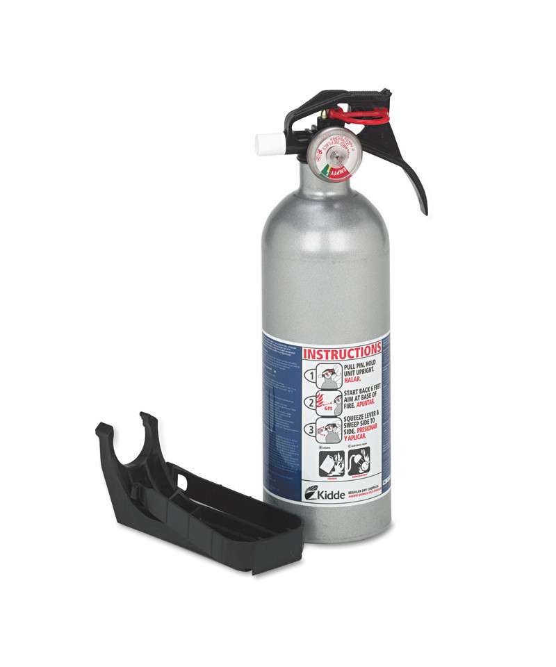 FX511 Automobile Fire Extinguisher, 5 BC, 100psi, 14.5h x 3.25 dia, 2lb