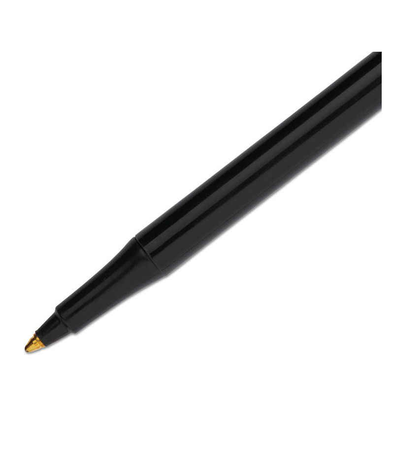 Write Bros Stick Ballpoint Pen, Black Ink, 1mm, Dozen