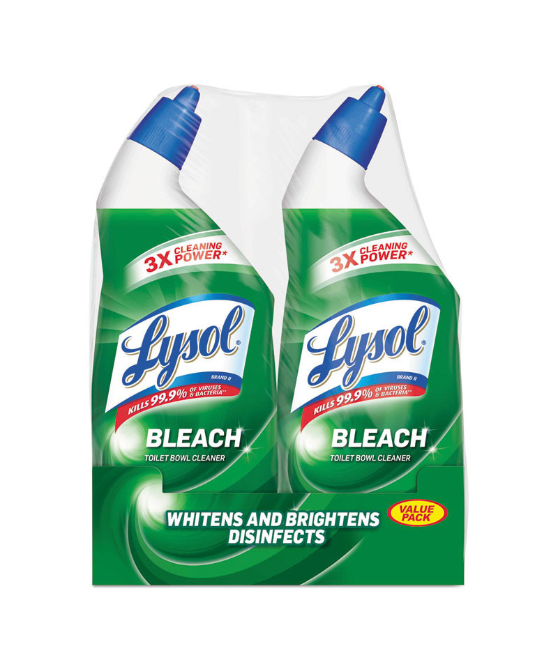 Disinfectant Bathroom Cleaner with Bleach, Liquid, 24oz, 6