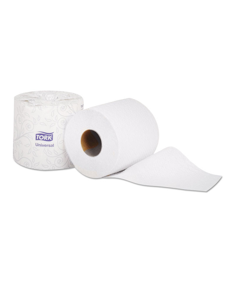 Univ. Bath Tissue, 1-Ply, White, 4 x 3 4/5, 1000 Sheets/Roll, 96 Rolls ...