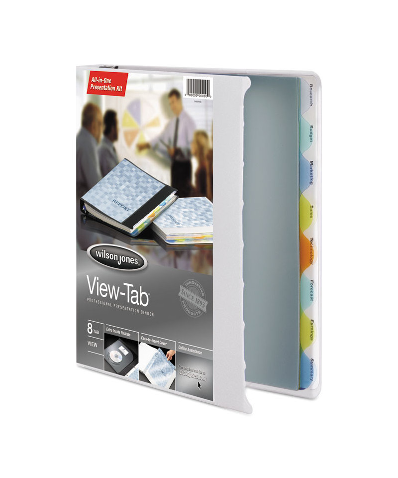 view tab presentation binder