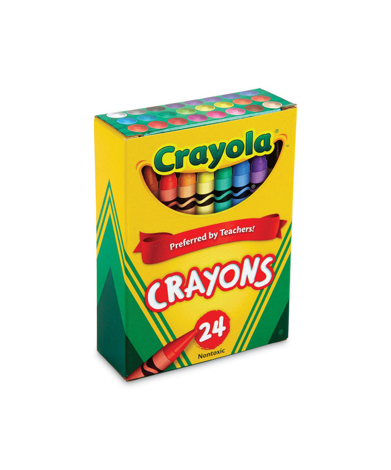 Classic Color Crayons, Tuck Box, 24 Colors