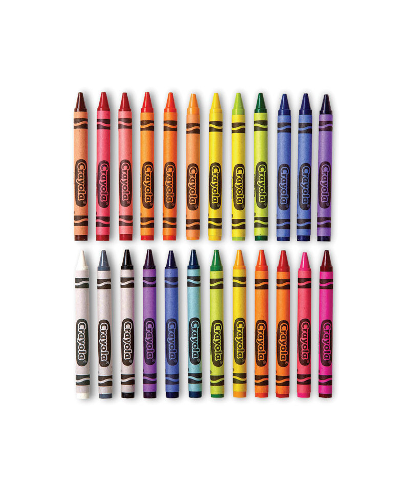 Classic Color Crayons, Tuck Box, 24 Colors